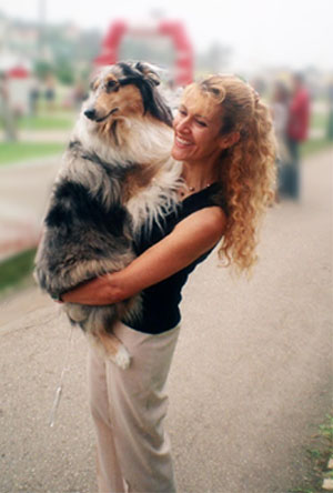 Ch Steadwyn Blue for You on 2003, the day she became Champion